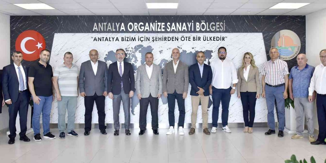 Kktc Heyeti  Antalya Osb’de İncelemelerde Bulundu