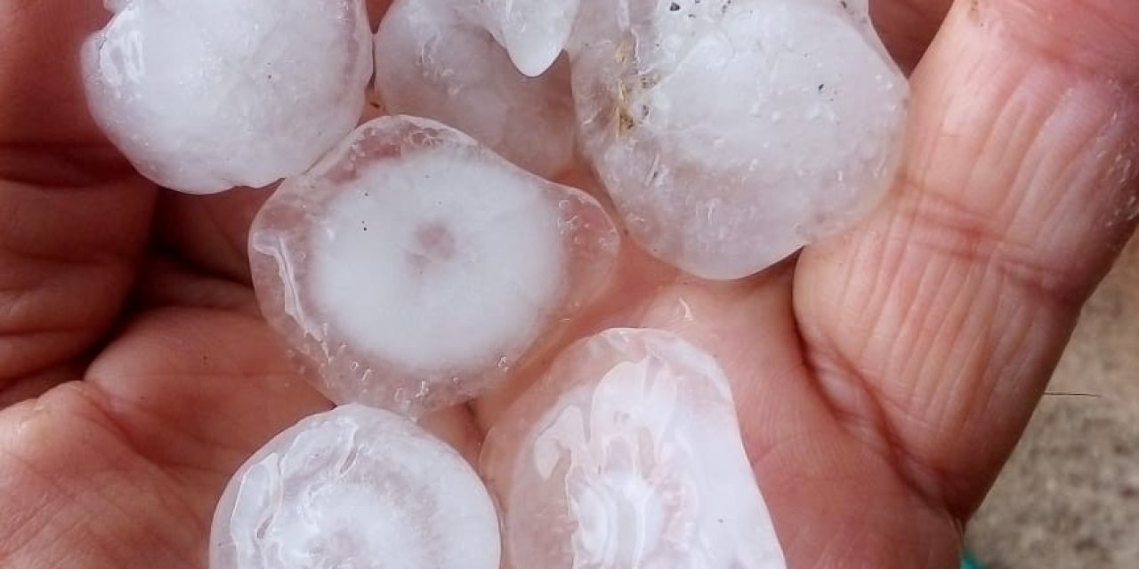 Yaz Ayında Dolu Şaşkınlığı