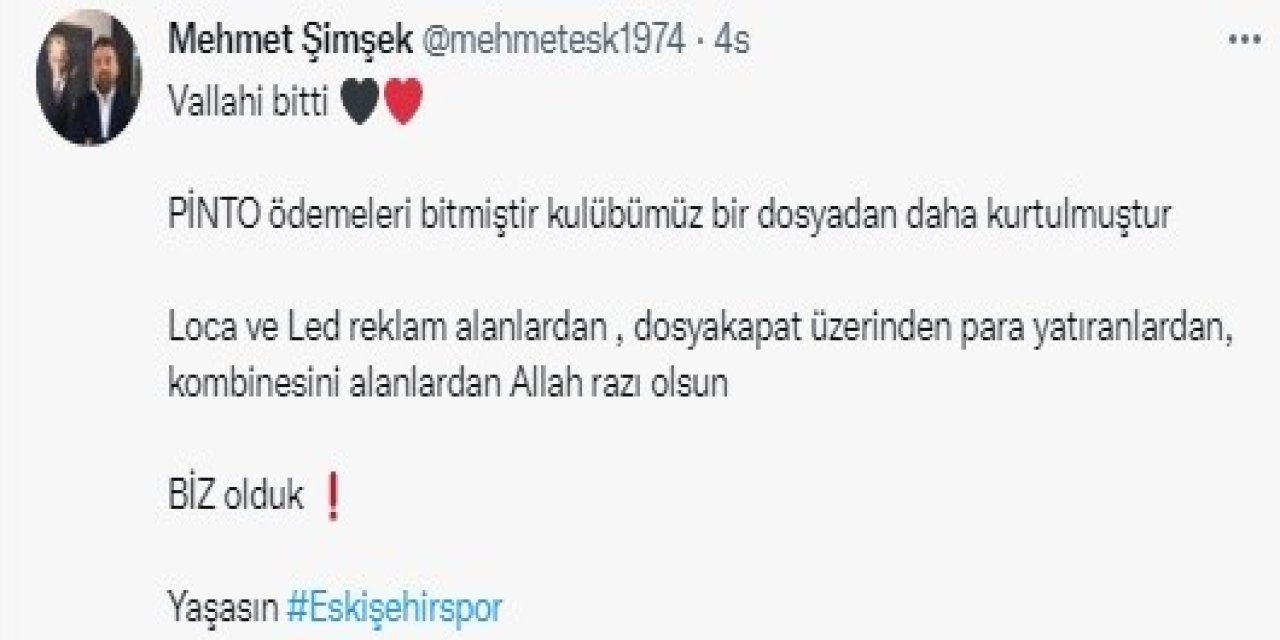 Eskişehirspor’da Sebastian Pinto Dosyası Kapandı