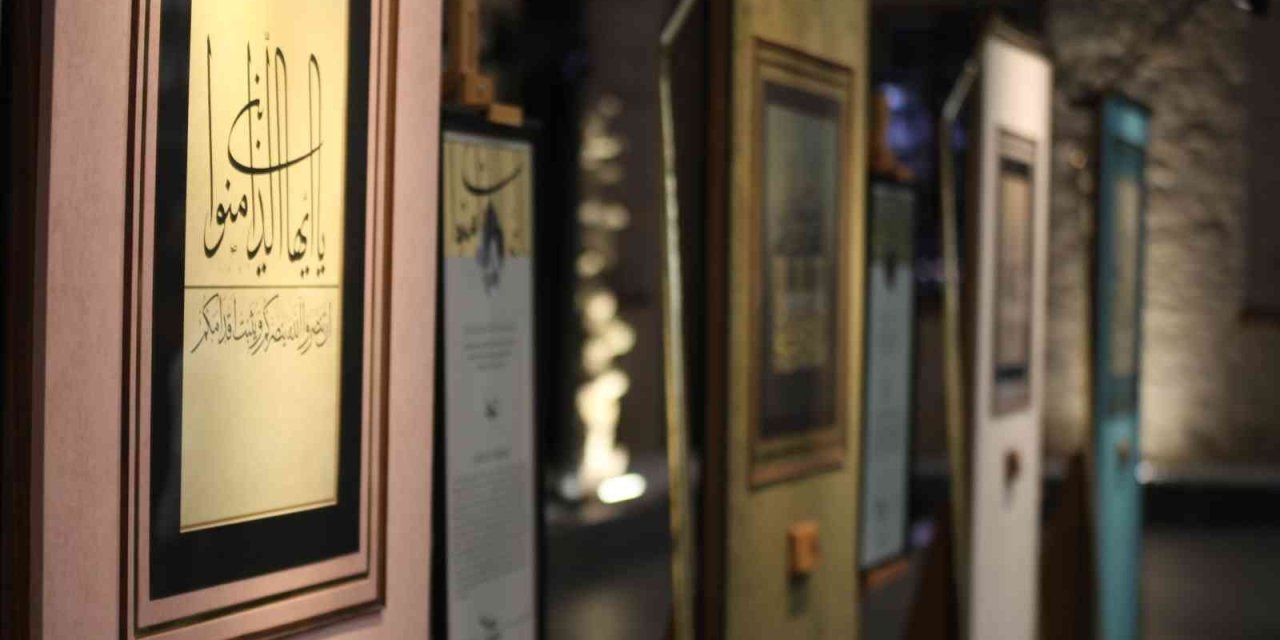 İman Ayetleri Hat Sergisi Konya’da Açıldı