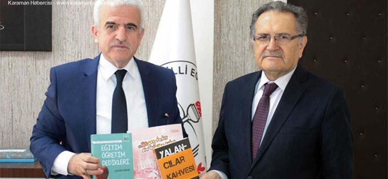 Eğitimci Yazar Kadir Keskin’den Kuntoğlu’na Ziyaret