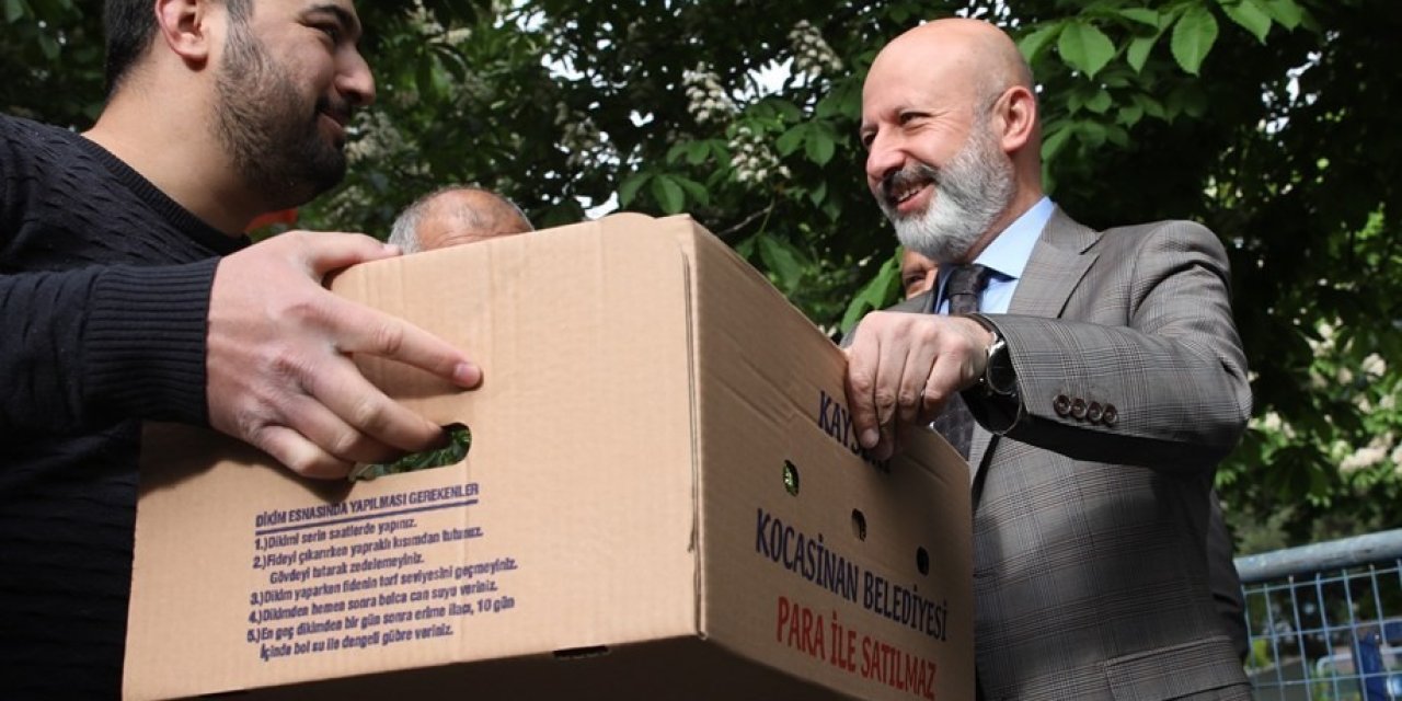 Kocasinan Belediyesi’nin Dağıttığı Fideler Ürün Verdi