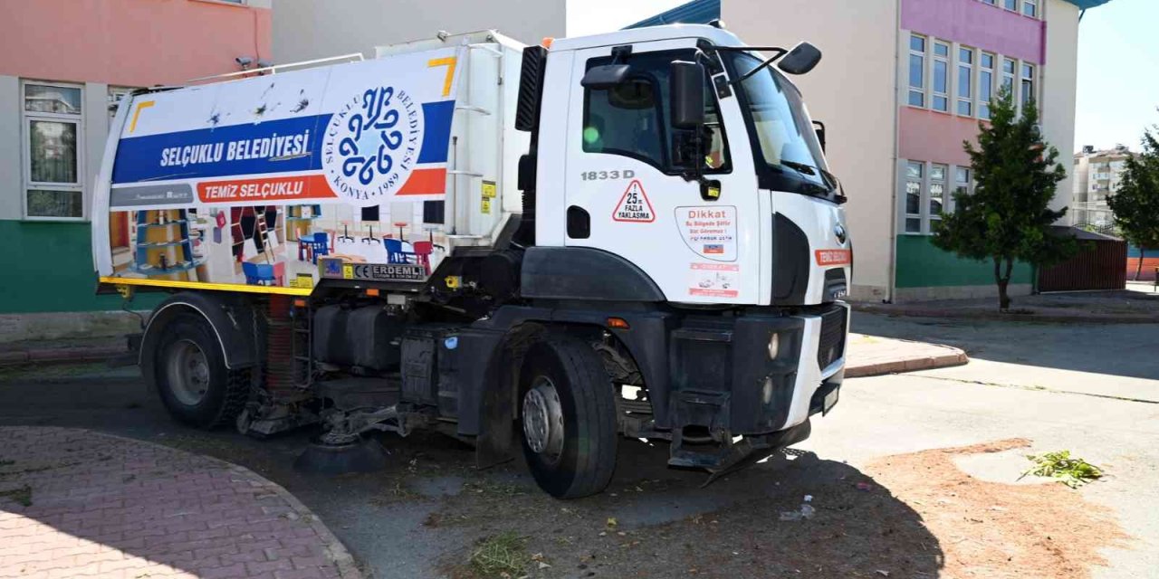Selçuklu’da Okullarda Temizlik Seferberliği Başladı