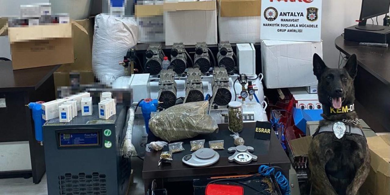 Antalya’da Uyuşturucu Ve Kaçak Sigara Operasyonuna 1 Tutuklama