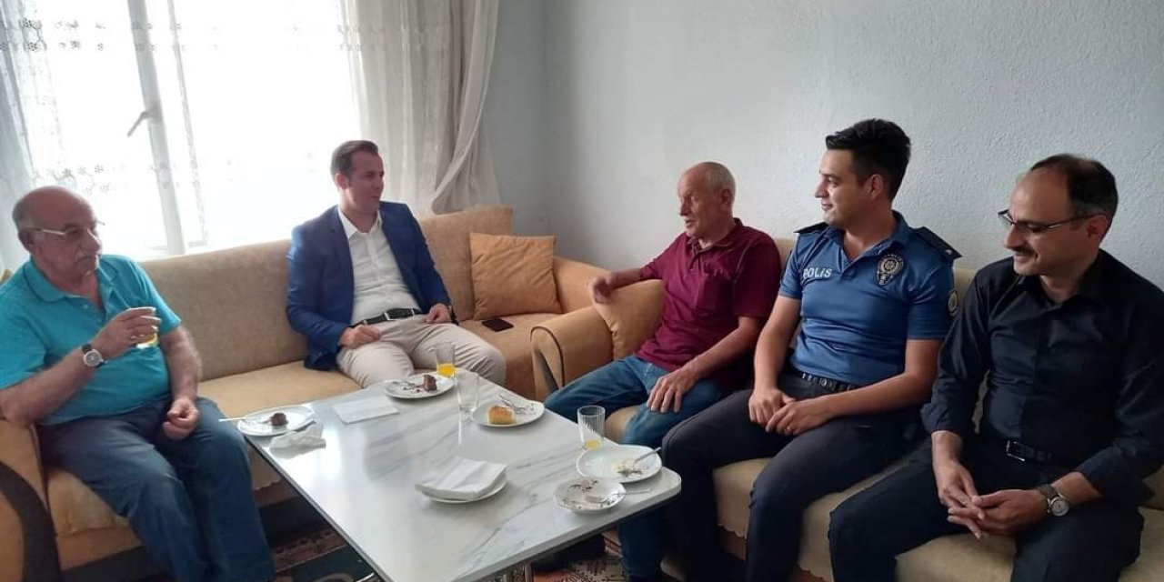 Tomarza Kaymakamı Eyyüpkoca İlk Ziyaretini Şehit Yakınlarına Yaptı