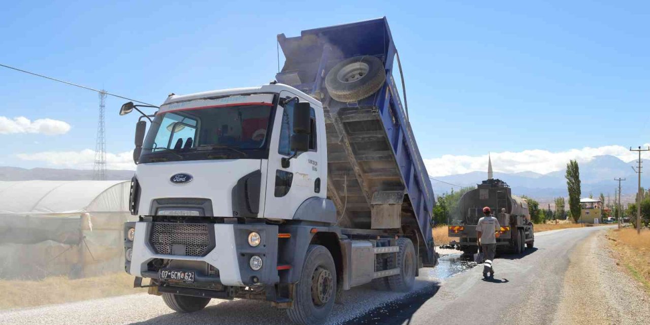 Elmalı Bayındır Yolu Asfaltlandı