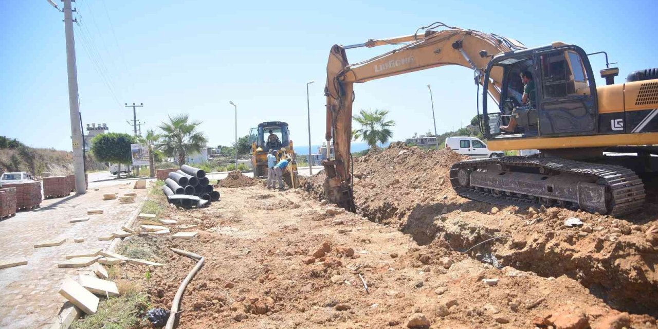 Alanya’da Altyapı Çalışmaları Sürüyor