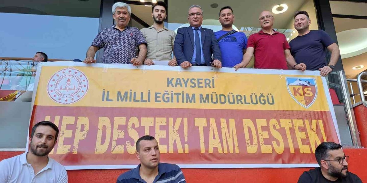 Eğitim Camiasından Kayserispor’a Destek