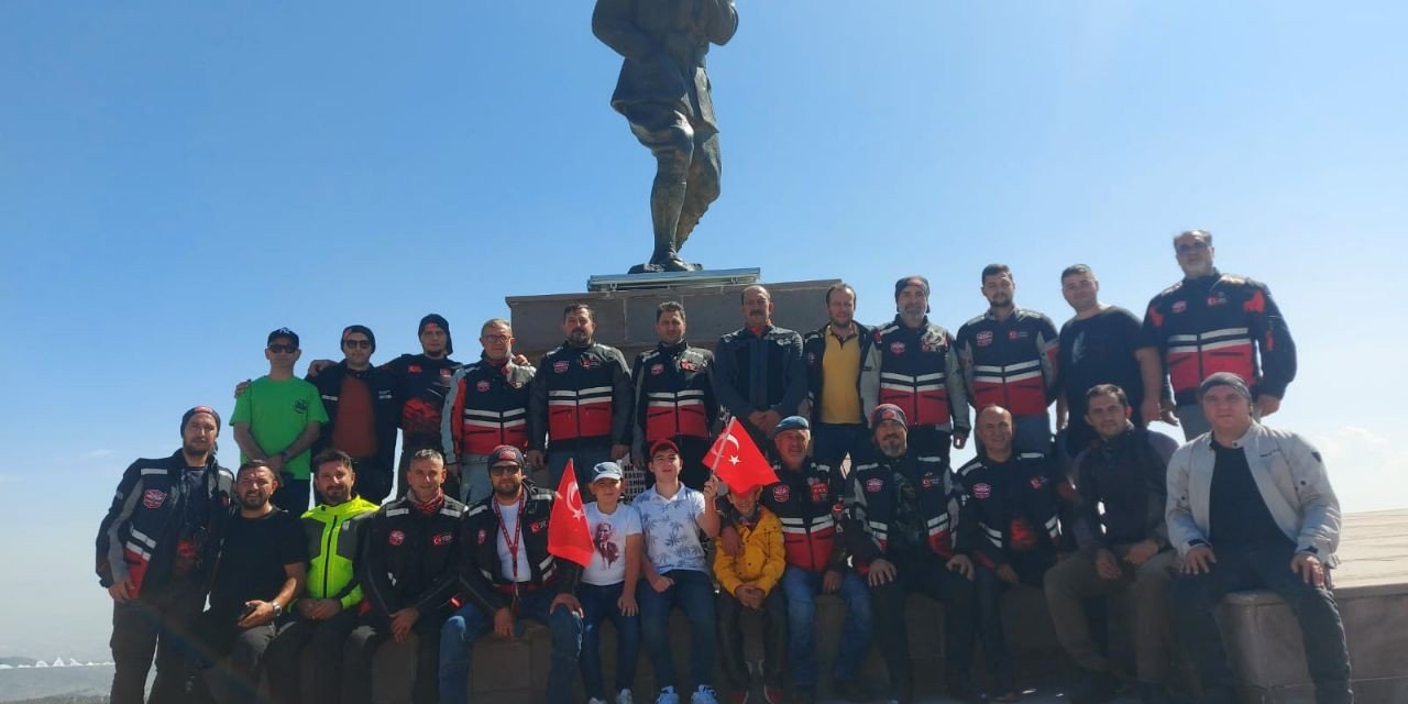 Motosiklet Tutkunları “süvarinin İzinden" Etkinliğine Katıldı