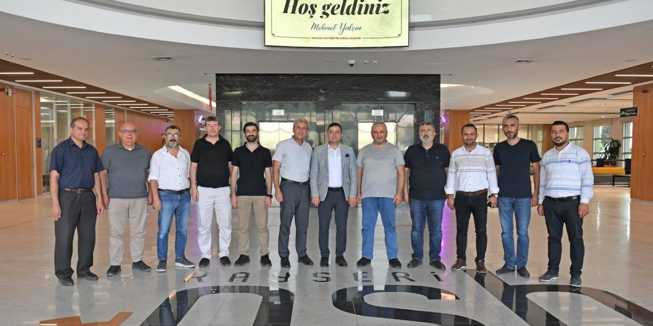 Kayseri OSB Başkanı Yalçın, OSB Sanayicisinin Sıkıntılarını Dinledi