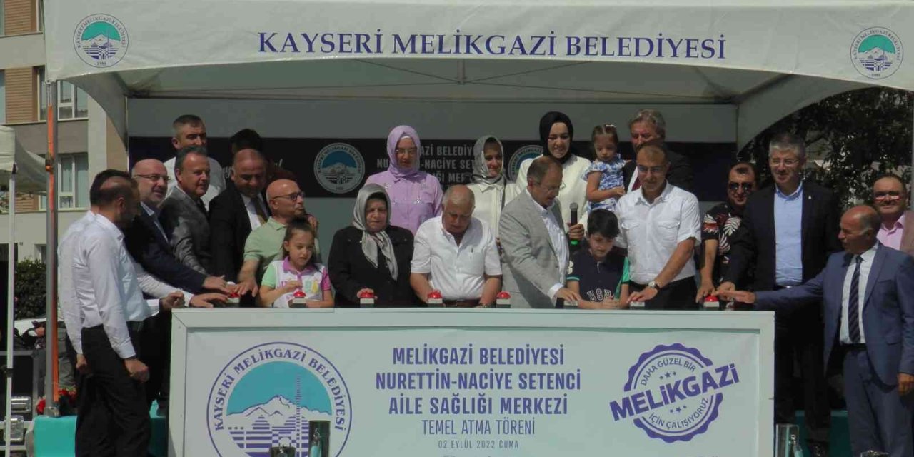 Melikgazi’den Bir Hizmet Daha: Nurettin - Naciye Setenci Aile Sağlığı Merkezi’nin Temeli Atıldı