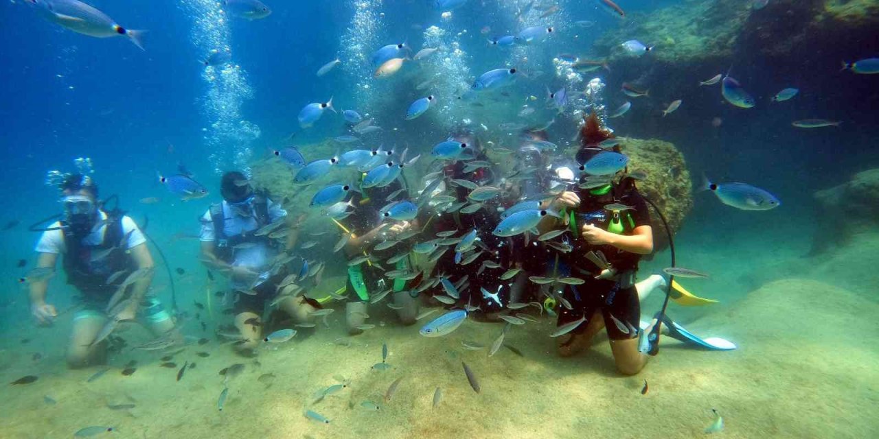 Akdeniz’in Su Altı Dünyasını Keşfediyorlar