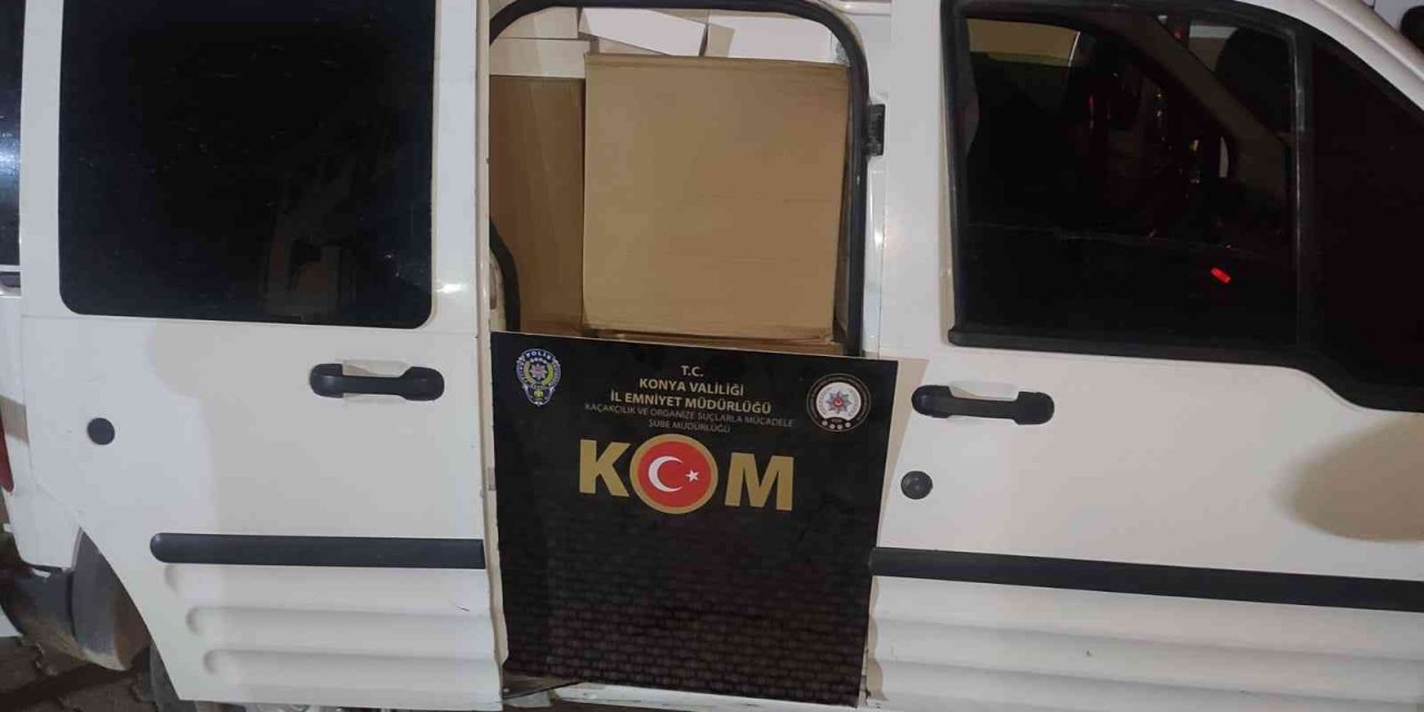Konya’da 330 Bin Adet Makaron Ele Geçirildi: 2 Gözaltı