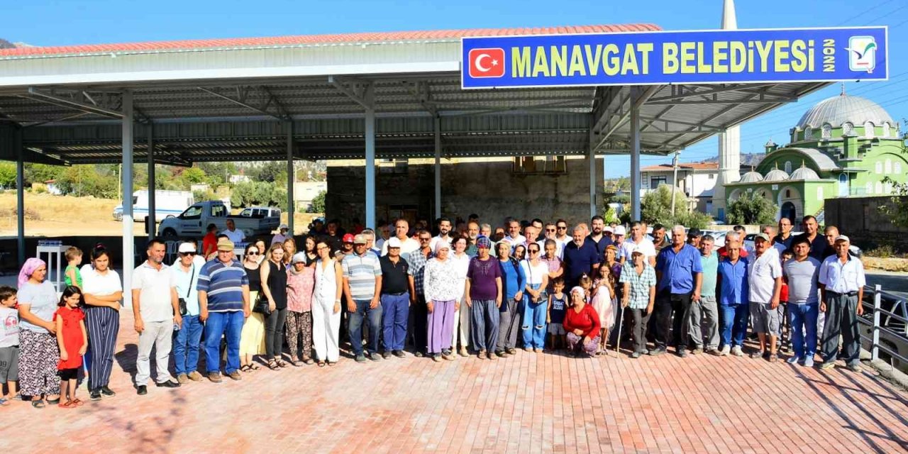 Manavgat Belediyesinden, Saraçlı Mahallesine Kapalı Alan