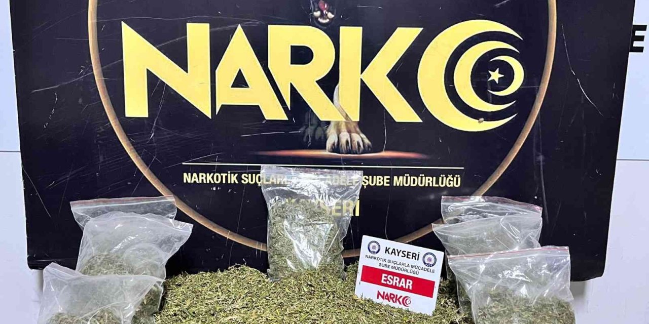 Kayseri’de Uyuşturucu Operasyonu: 2 Gözaltı