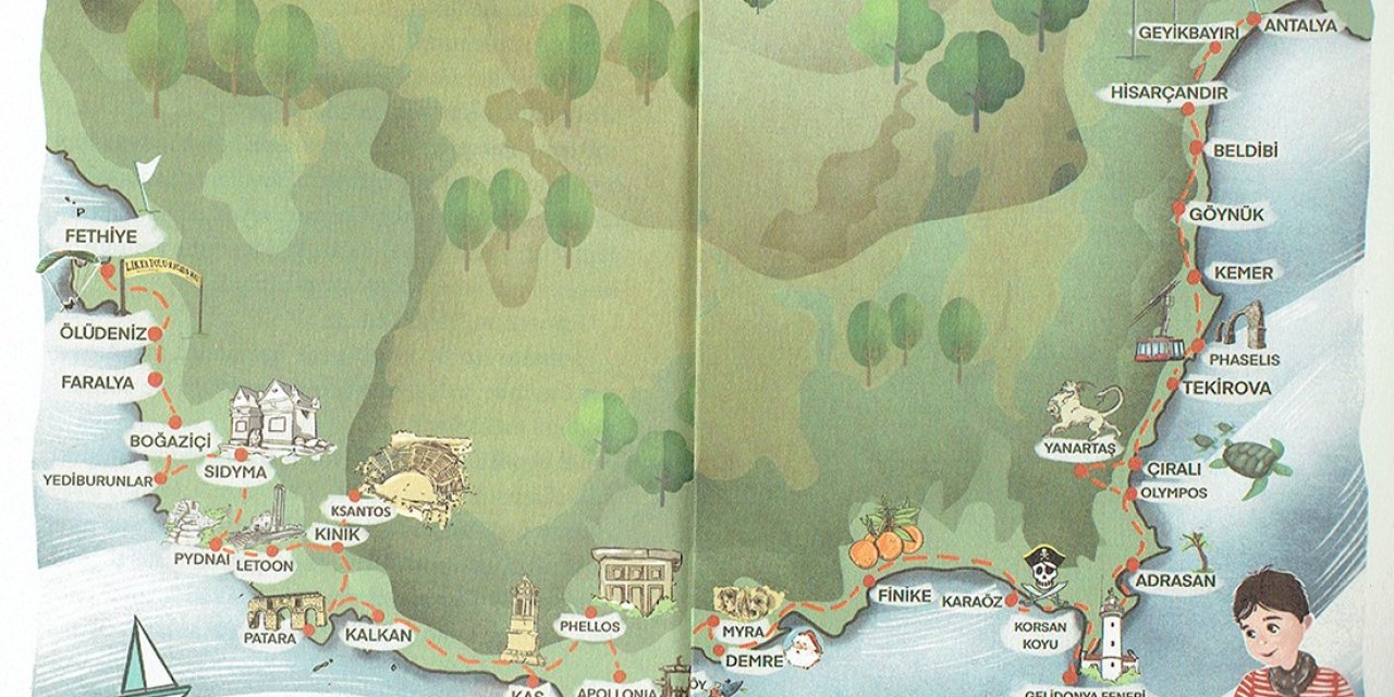 "sırt Çantalı Atlas Likya Yolu’nda" Yayınlandı