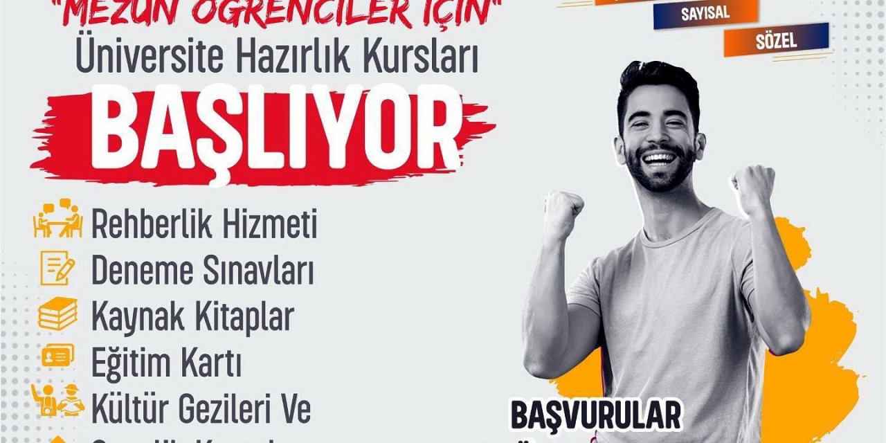 Akdeniz Belediyesi Etüt Merkezi Başvuruları 23 Eylül’e Dek Uzatıldı