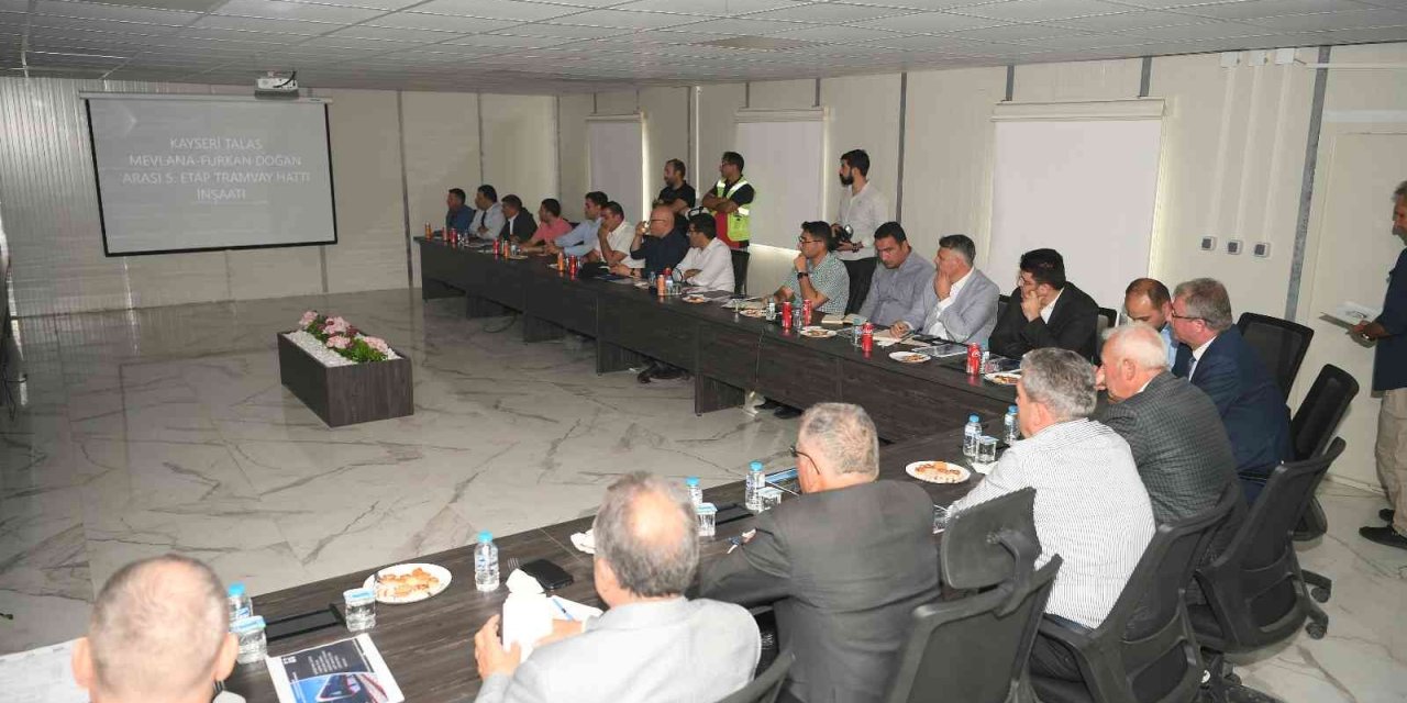 Başkan Büyükkılıç: “talas Tramvay Hattı’nda Yüzde 90’lara Ulaşmış Durumdayız”