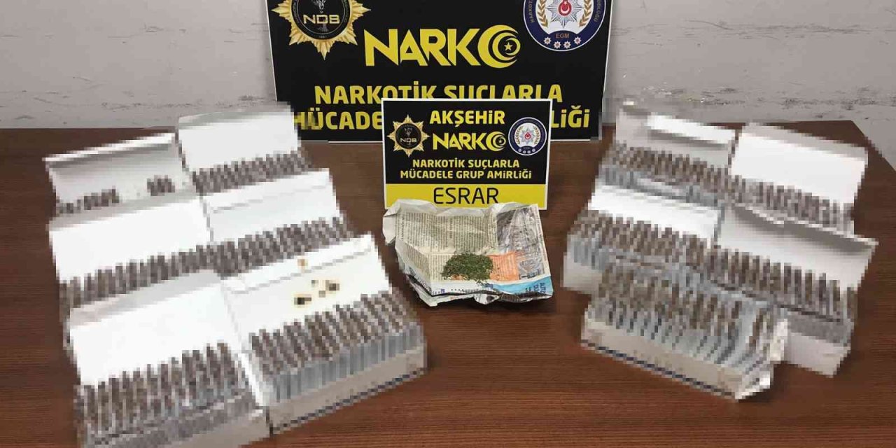 Konya’da 3 Bin 300 Adet Doldurulmuş Makaron Ele Geçirildi