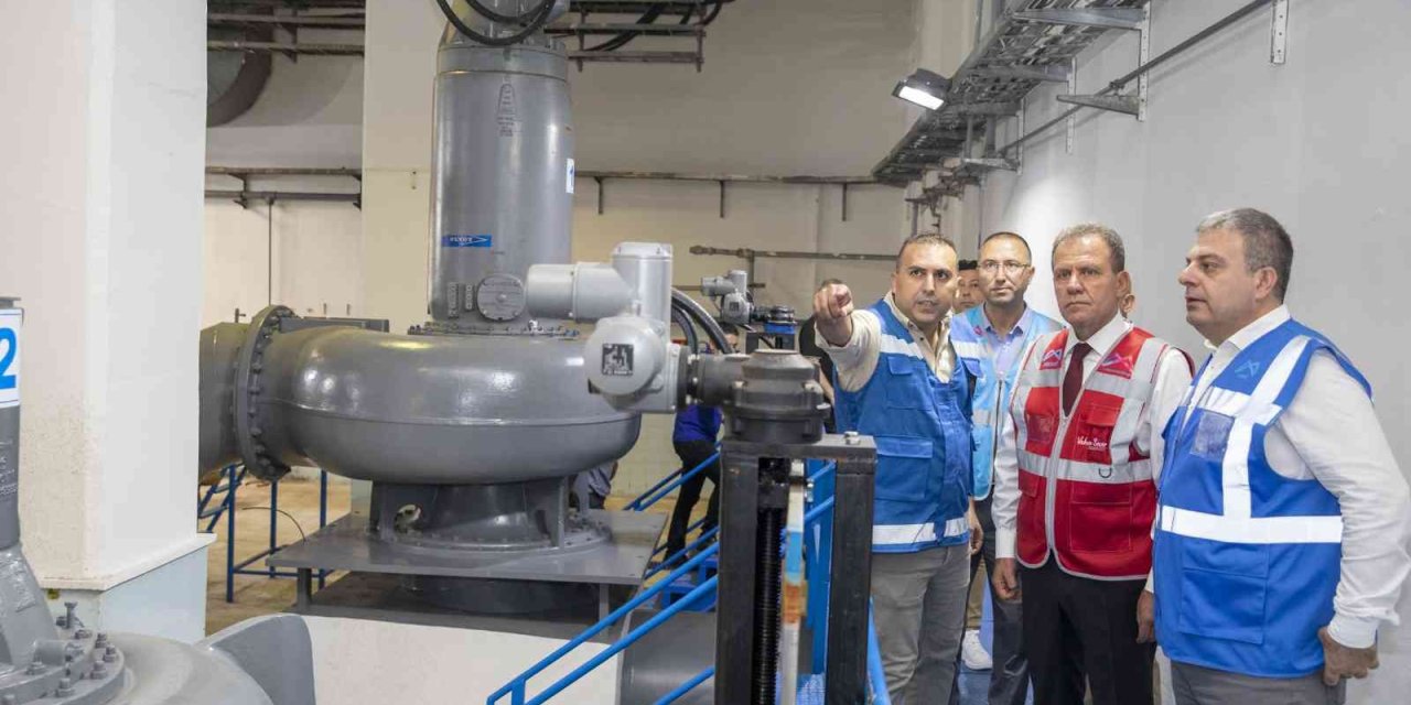 Seçer, Atıksu Terfi İstasyonunda İncelemelerde Bulundu