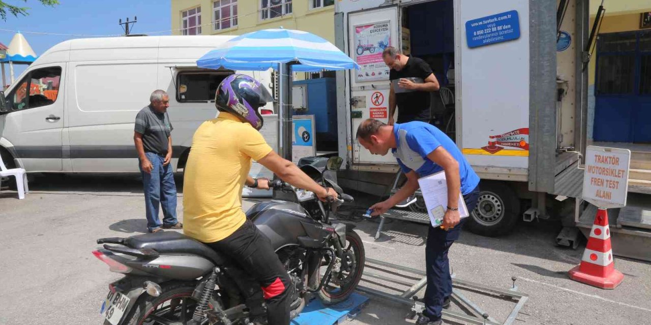 Mersin’de Geçici Araç Muayene İstasyonu Yaylalarda Hizmet Verdi