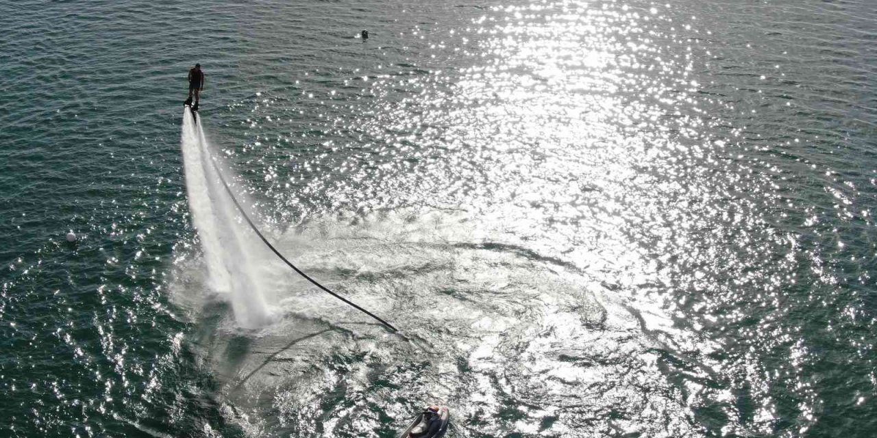 Kayseri’de Türkiye Su Jeti Ve Flyboard Şampiyonası Finali Nefes Kesti