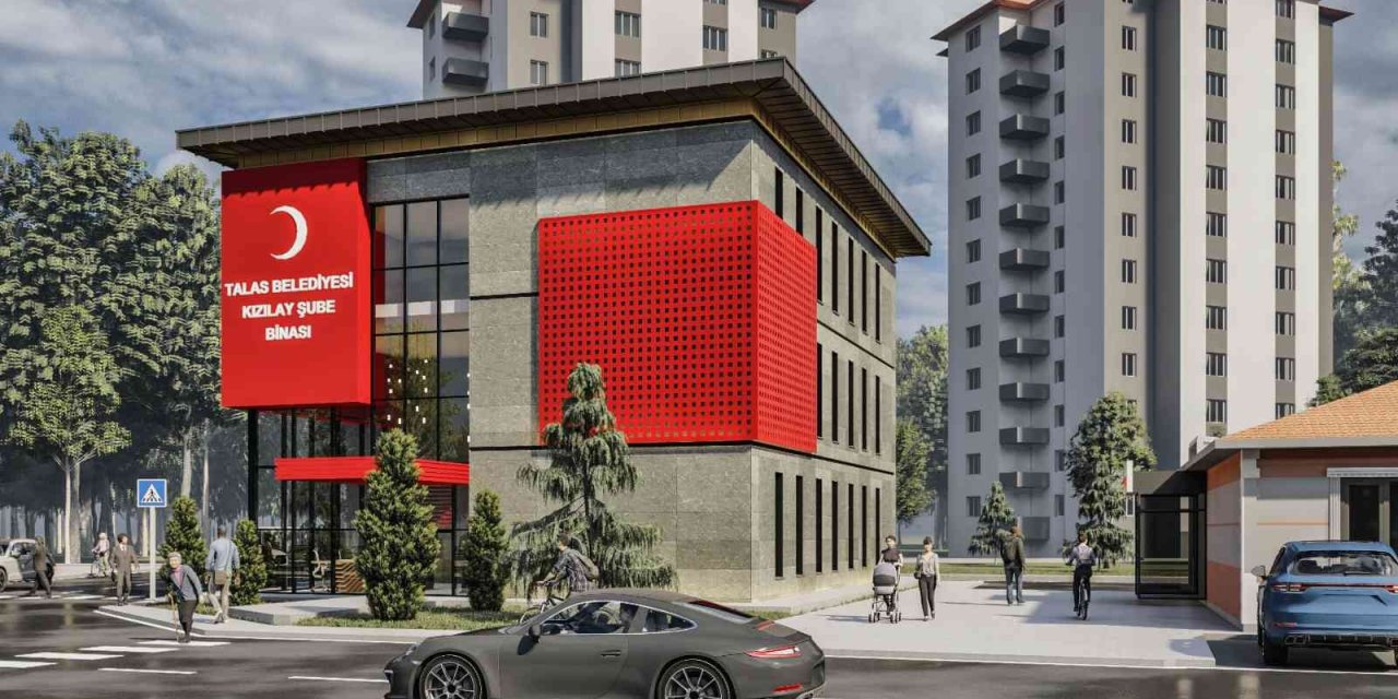 Talas Belediyesi’nden Kızılay’a Yeni Bina