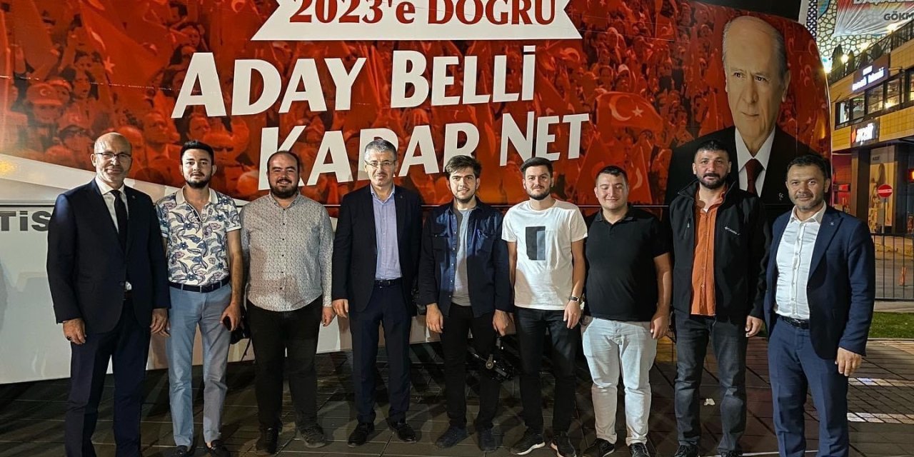 Ak Parti İl Teşkilatı’ndan Miting Öncesi Mhp’ye Ziyaret