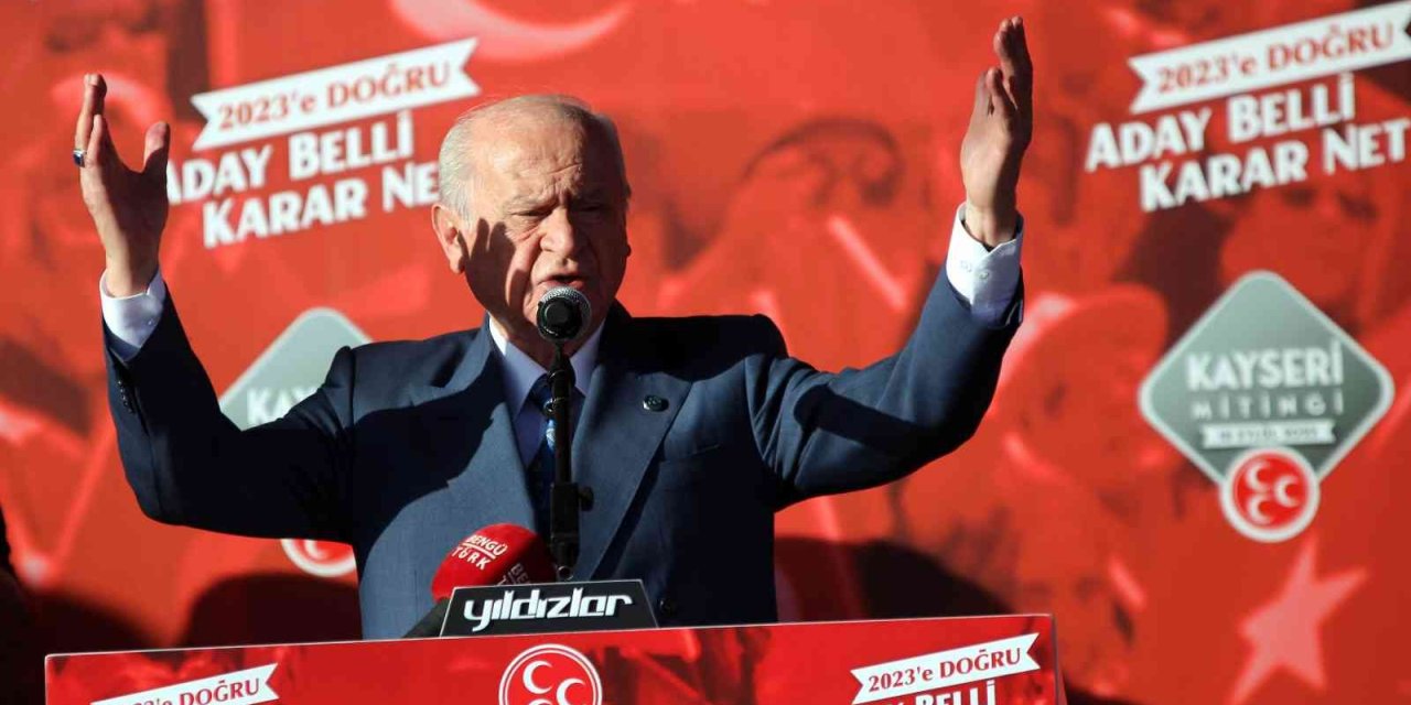 Mhp Lideri Devlet Bahçeli: "2023 Yılında Cumhurbaşkanı Adayımız Recep Tayyip Erdoğan’dır"
