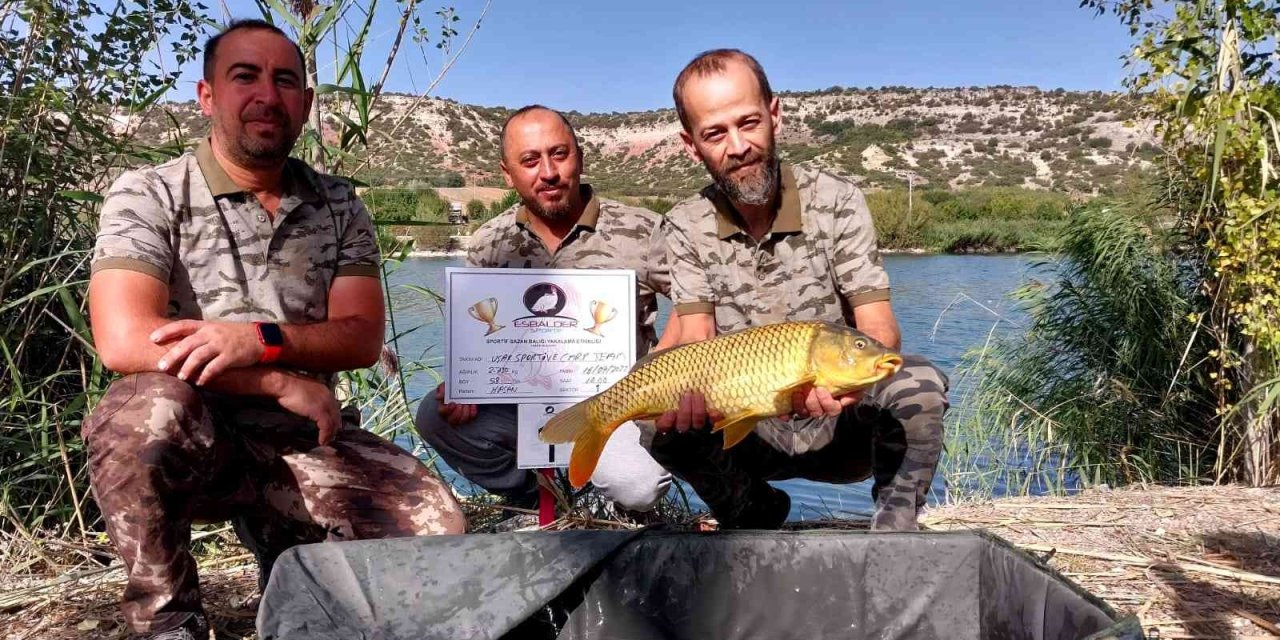 Esbalder ‘sportif Sazan Balığı’ Yarışması Yapıldı