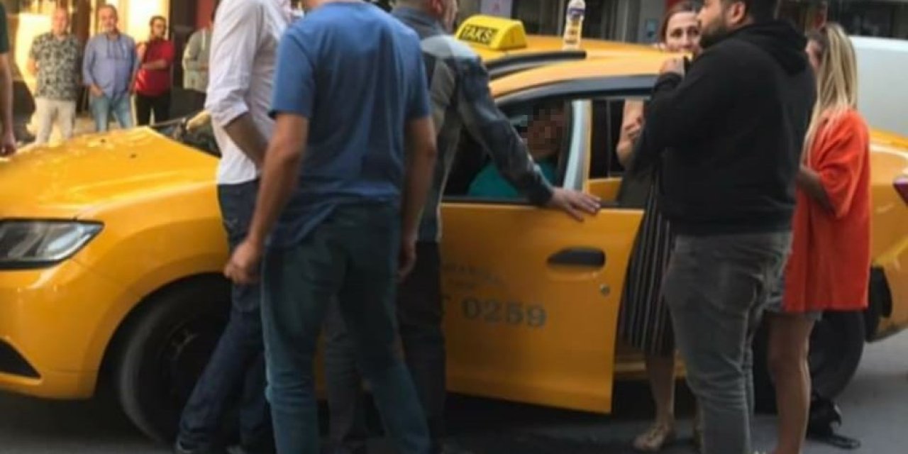 Yol Verme Tartışmasında Taksi Sürücüsü Darp Edildi
