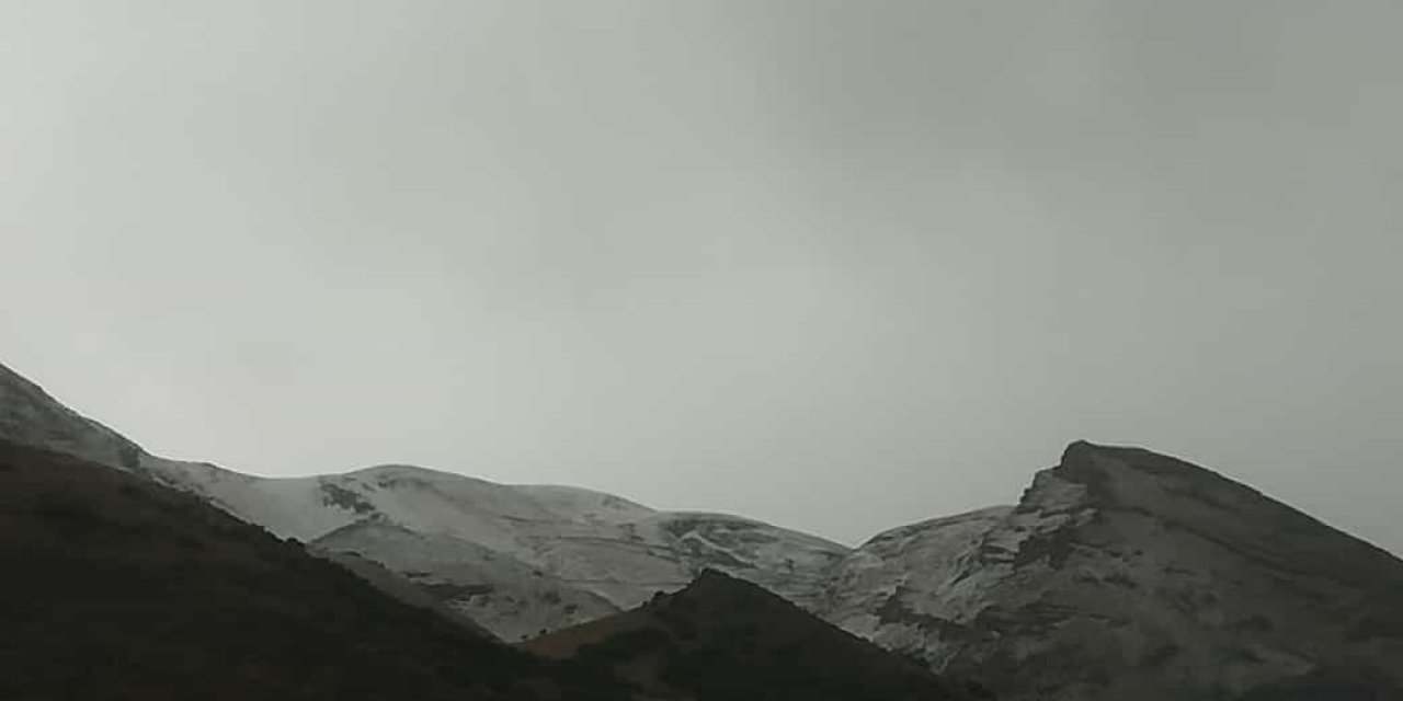 Kayseri’de Mevsimin İlk Karı Yahyalı’ya Yağdı