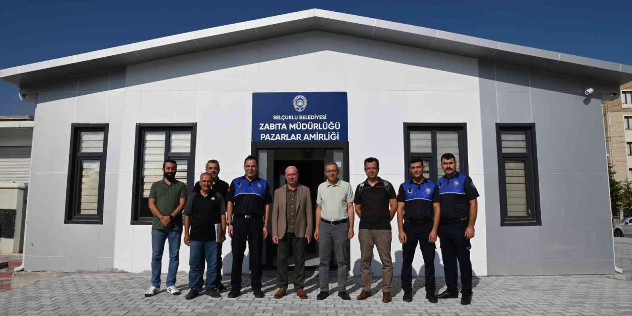 Selçuklu Pazarlar Amirliği Yeni Yerinde Hizmete Başladı