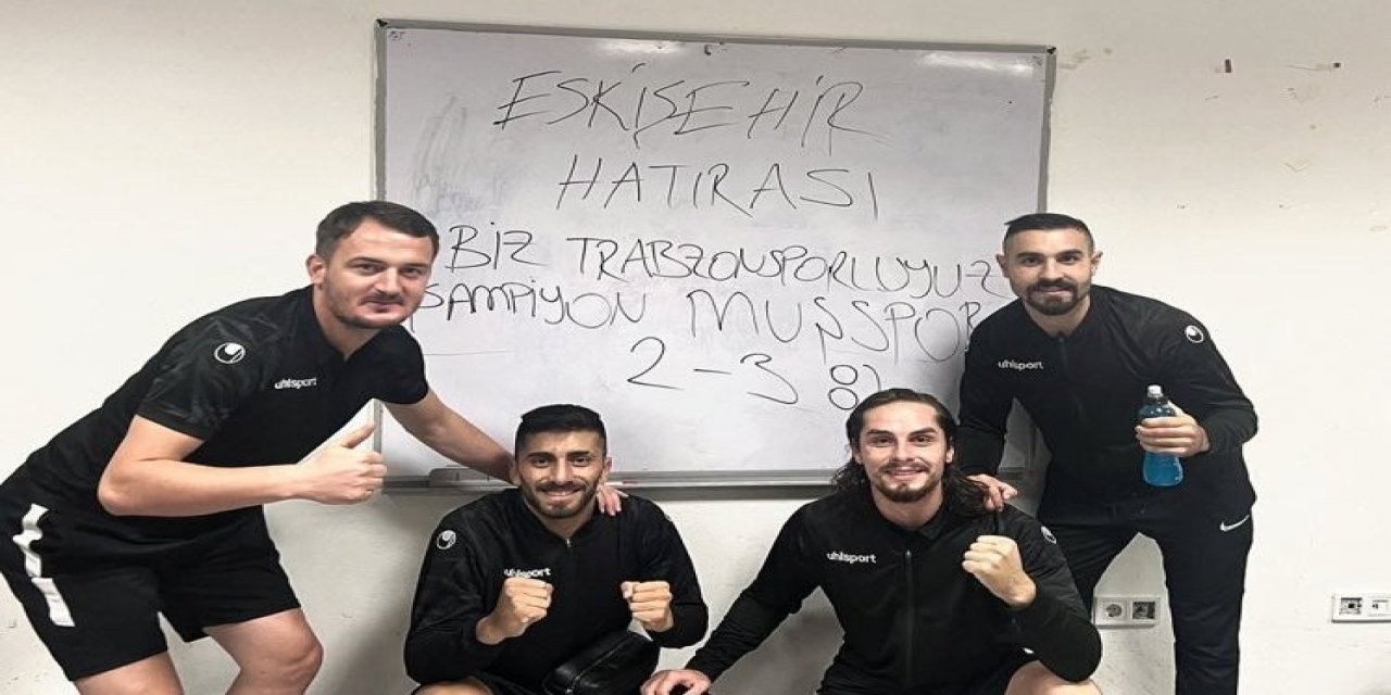 Muş 1984 Muşsporlu Bazı Futbolculardan Eskişehirspor’a Trabzonspor Göndermesi
