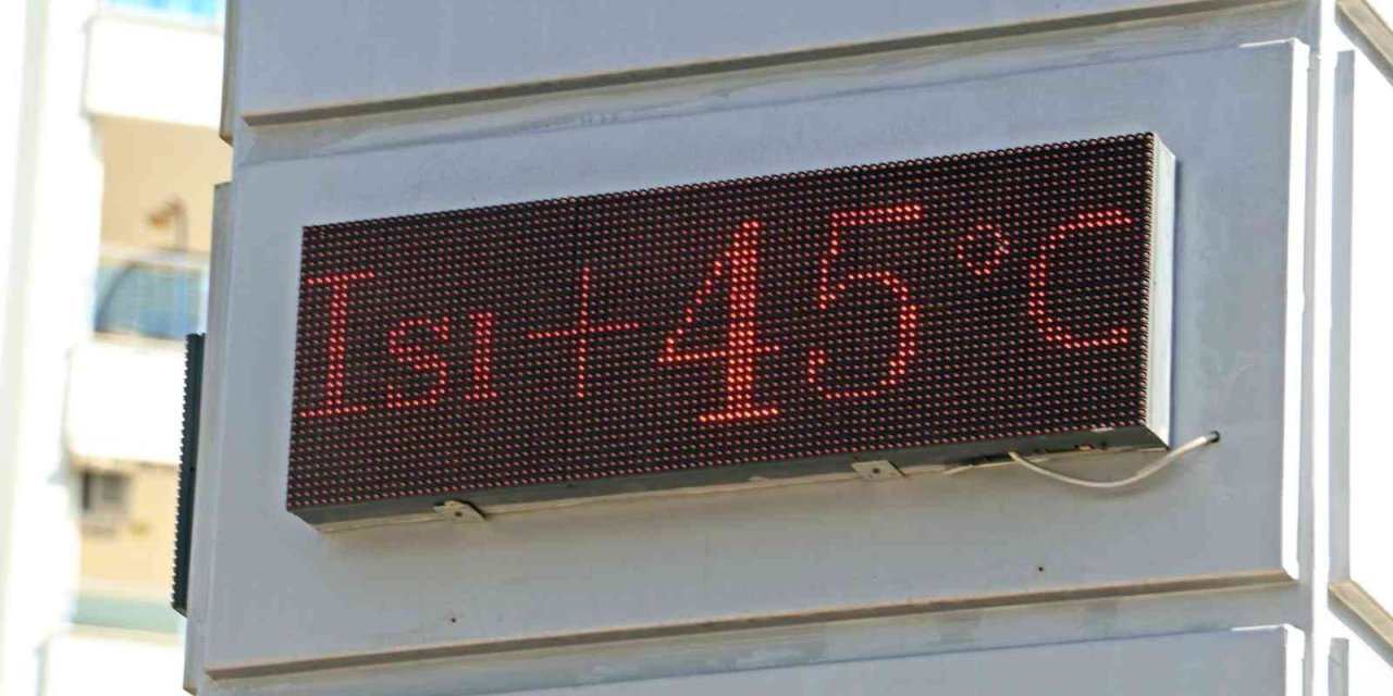 Antalya’da Afrika Sıcakları: Termometreler 45 Dereceyi Gördü