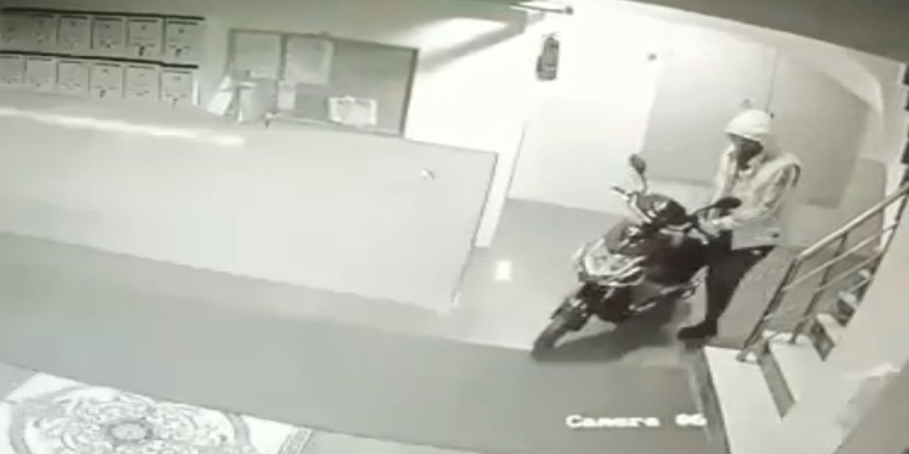 Elektrikli Bisikletin Çalınma Anı Kameralara Yansıdı