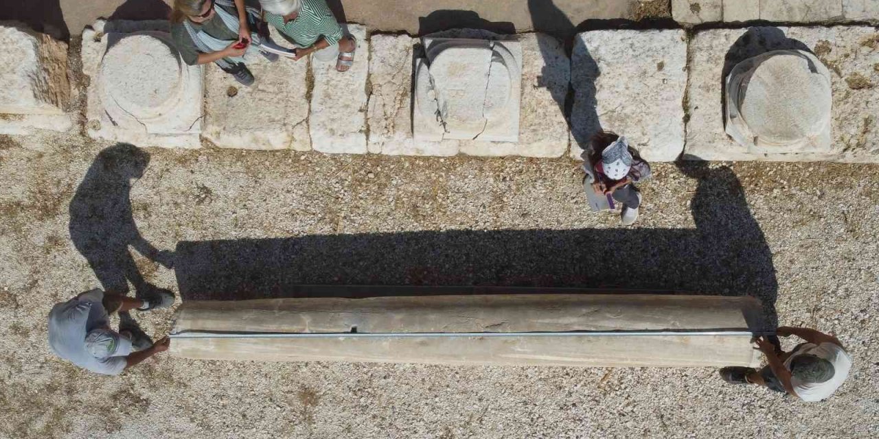 Elaiussa Sebaste Antik Kenti’nde Dev Sütunlar Ayağa Kaldırılacak