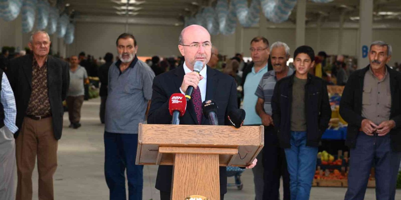 Yazır Kapalı Pazarı Dualarla Açıldı