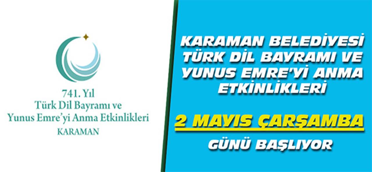 Dil Bayram Etkinlikleri 2 Mayıs Çarşamba Günü Başlıyor