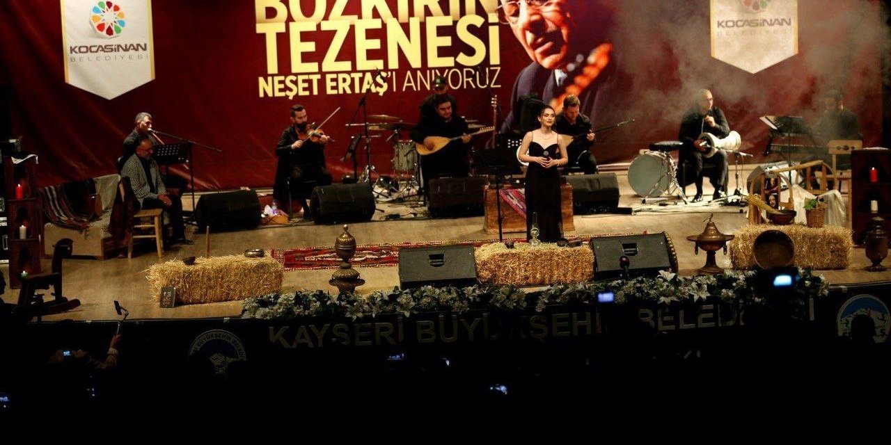 Kocasinan’da Neşet Ertaş’ı Anma Gecesi, Hem Hüzünlendirdi Hem De Coşturdu