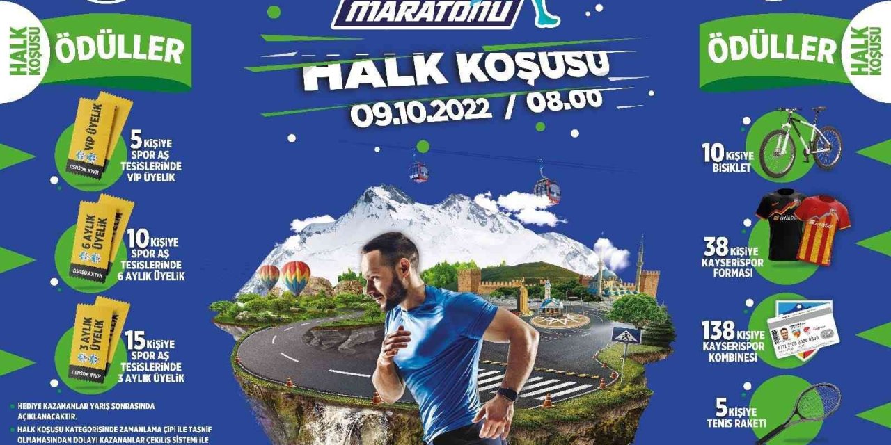 Uluslararası Kayseri Yarı Maratonu, Pazar Günü Start Alıyor