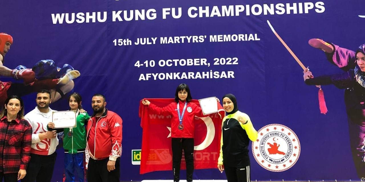 Tomarzalı Elif Wushu Kung Fu Şampiyonu Oldu