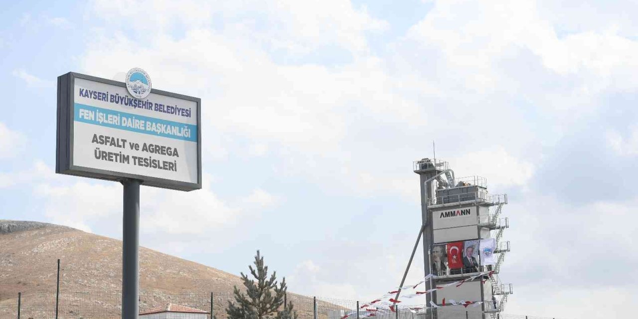 Saatte 240 Ton Üretim Yapan Dev Asfalt Plenti Faaliyet Egeçti