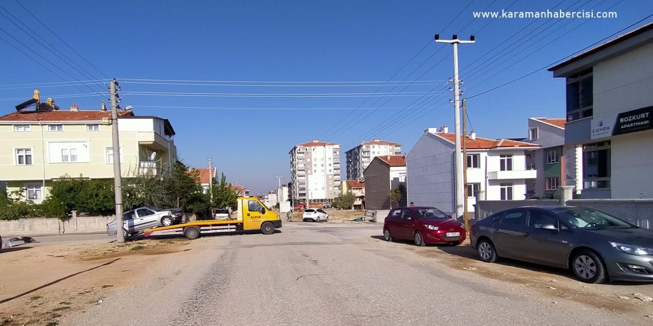 Karaman’da Kazanın Adresi Kontrolsüz Kavşak Oldu