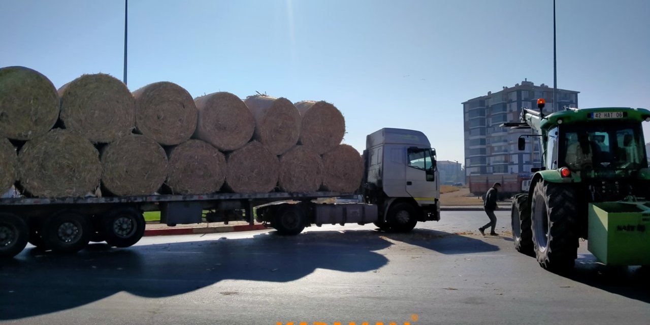 Karaman Ereğli Yolunda Kısa Süreli Aksama