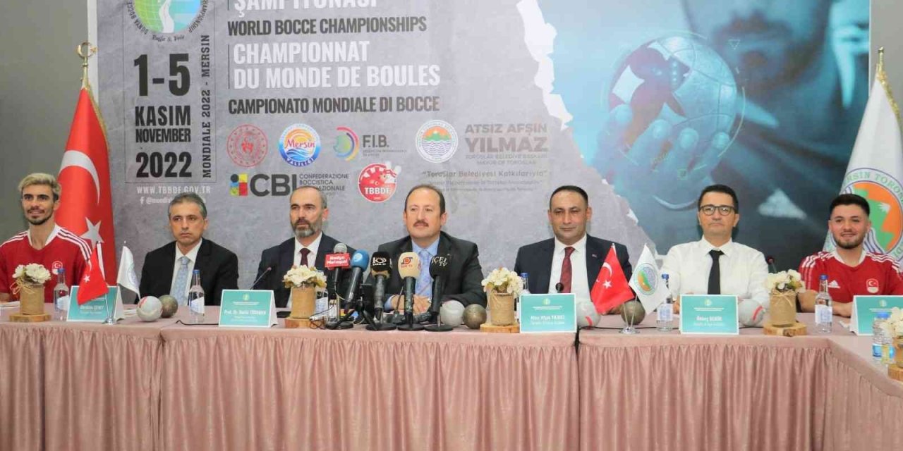 Dünya Erkekler Ve Kadınlar Bocce Şampiyonası Mersin’de Yapılacak