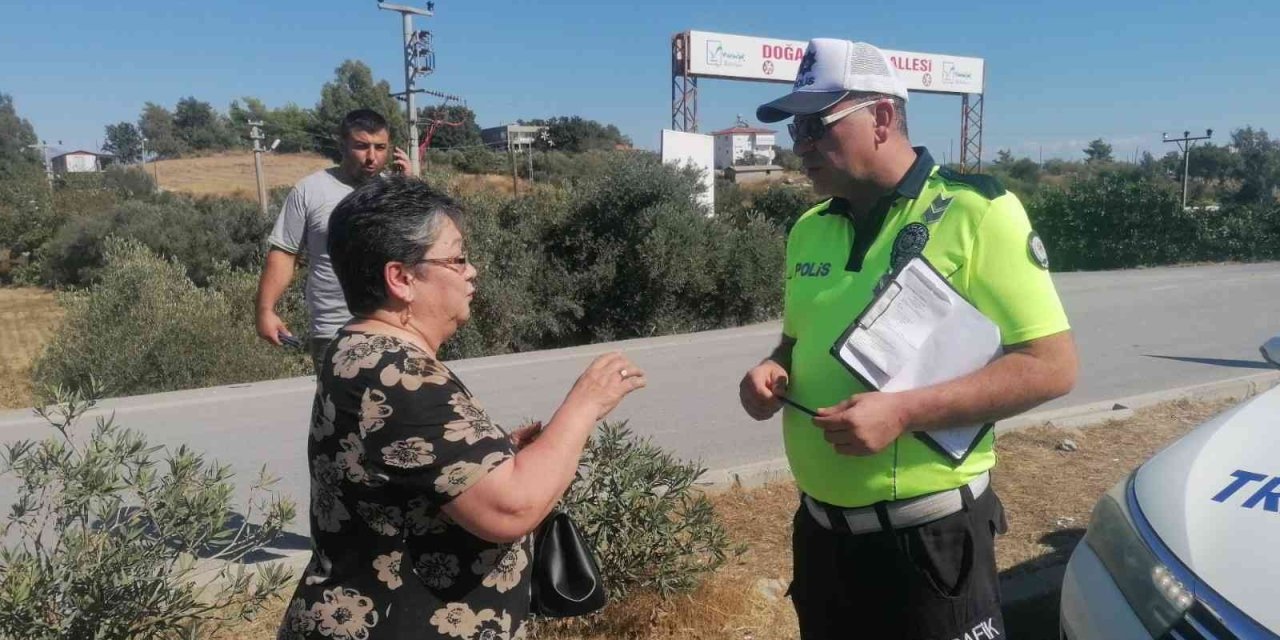 Kontrolden Çıkan Otomobil Bariyere Çarparak Durabildi