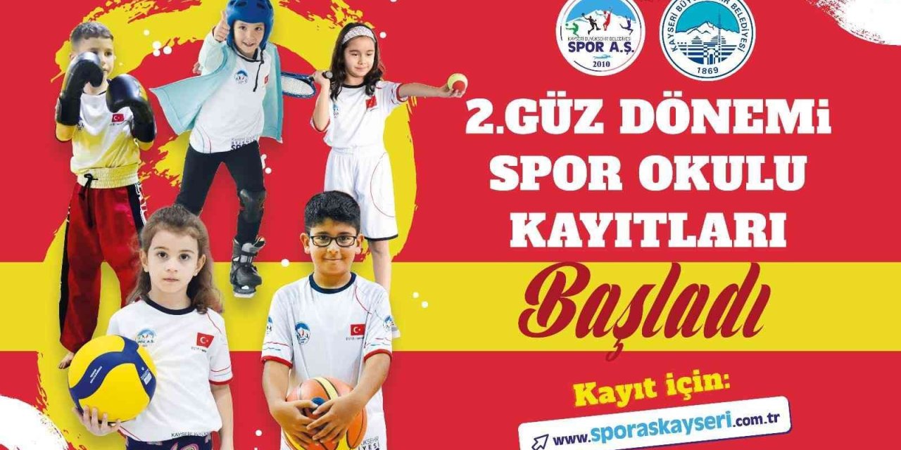 Büyükşehir Spor A.ş. 2’inci Güz Dönemi Spor Okulu Kayıtları Başladı