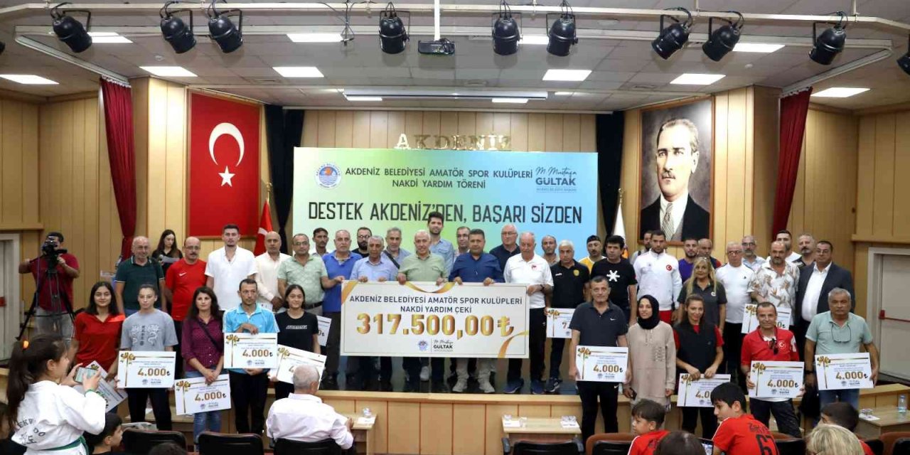 Akdeniz Belediyesinden Amatör Kulüplere 317 Bin 500 Tl Destek
