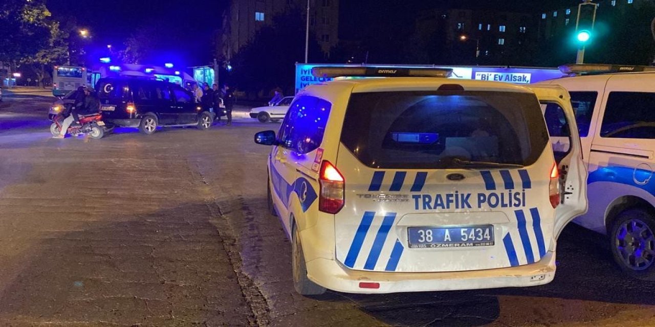 Kayseri’de 2 Otomobil Çarpıştı: 1 Yaralı